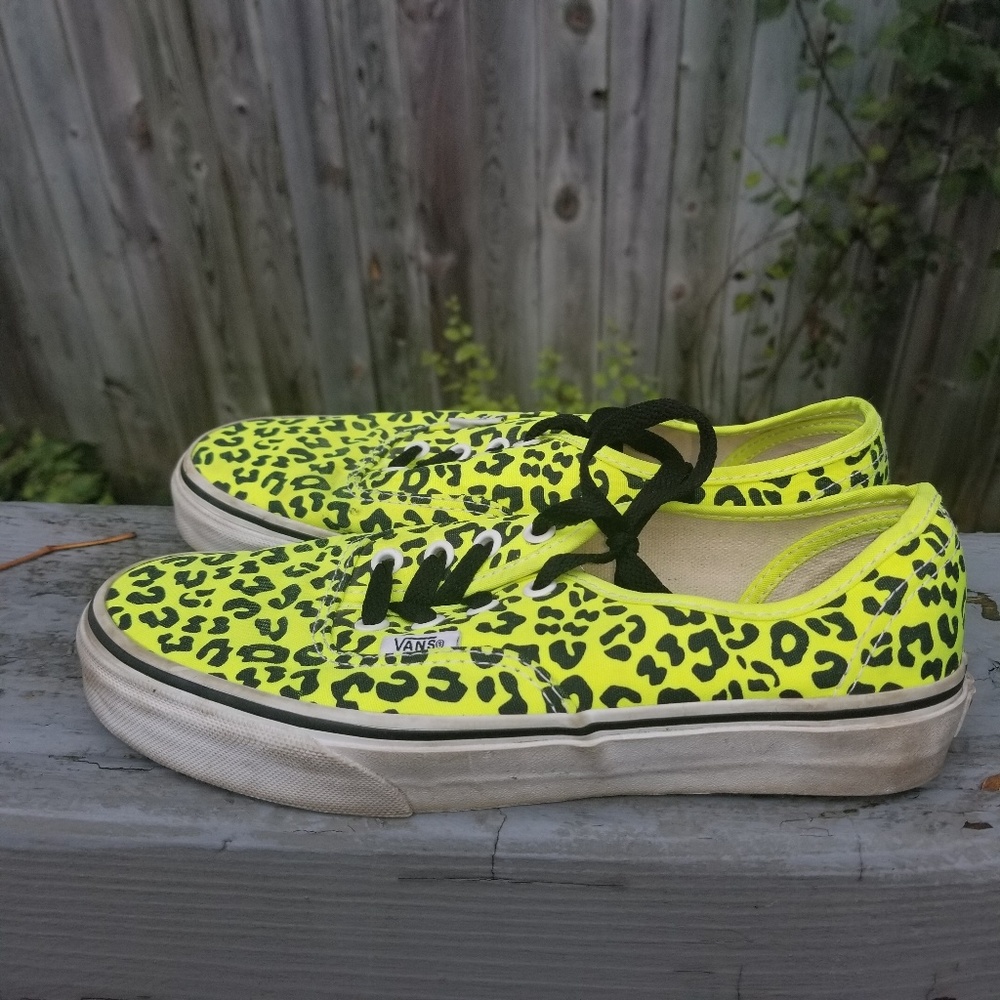 Cheetah print Vans